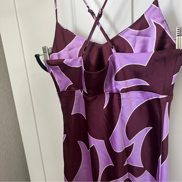 House of Harlow 1960 Satin Midi Dress, Sz M - Picture 5 of 15